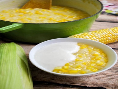 CHE NGO . VIETNAMESE SWEET CORN PUDDING 